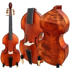 Canzone professionale stile barocco maestro 7 corde 27" basso viola da gamba #15822