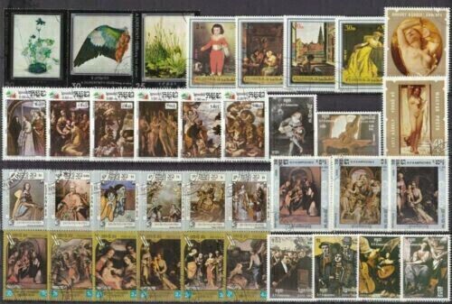Arte lotto francobolli con - lotto,