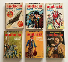 SUPERALBO AUDACIA SERIE COMPLETA 1 2 3 4 5 6 MONDADORI 1969 ASTERIX BLUEBERRY