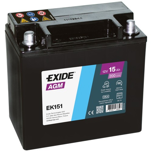 Exide ek151 start - ek151, start-stop