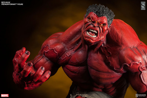 Statua statuina red hulk - statua,