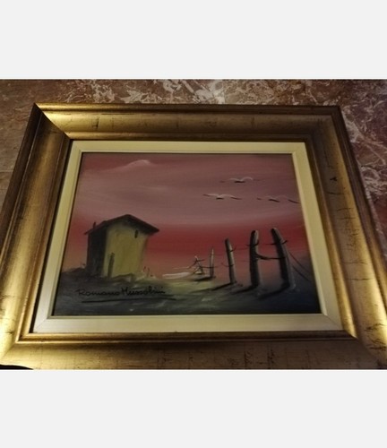 Quadro volo gabbiani di - di,