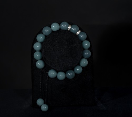 Bracciale perline giada - bracciale,