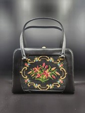 BORSA VINTAGE PELLE NERA E