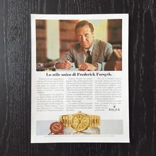 1992 Rolex Day Date ref 18238 President - Original AD Advertising Pubblicità Vin