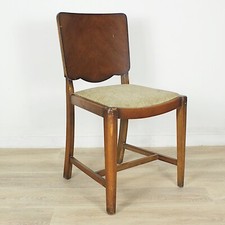  SEDIA ANTICA CON SCHIENALE IN LEGNO  POLTRONA ANNI 50 DA STUDIO VINTAGE CHAIRS