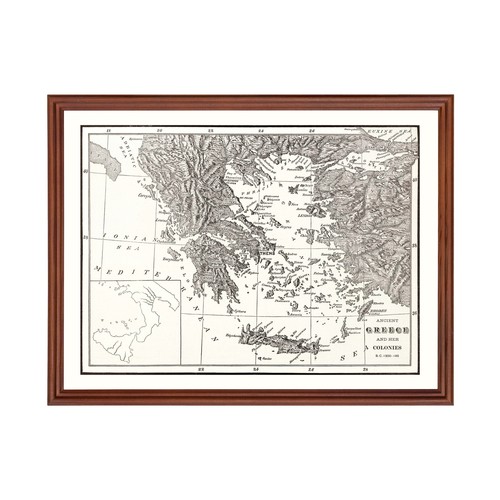 Vecchia mappa della - mappa,