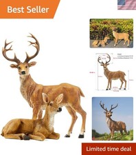 Eleganti statue di cervo in