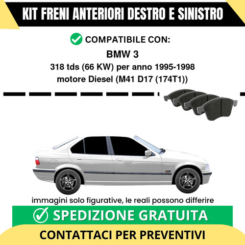 Pastiglie freno anteriori per - pastiglie,