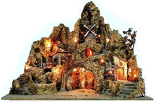 Nativity Scene, Terracotta, SCULPTURA, SCULPTURE, Presepe Napoletano Dipinto For