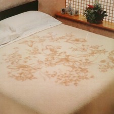 Coperta Matrimoniale Lanerossi, Manta Coperta In Pura Lana Art. Sofia 731132