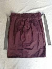 Gonna marca Hoss, taglia IT 42 / EU 38, viola melanzana con cintura grigia