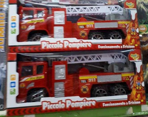 Camion carro gru pompieri - carro,