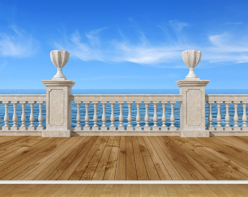 Spiaggia mare sabbia - mare, terrazza