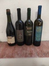 Lotto 4 Bottiglie Italiane Di Vino Rosso Vintage Anni 90/00