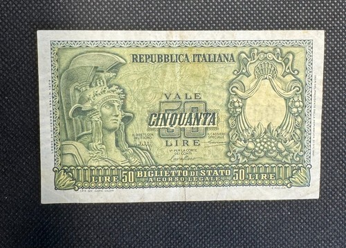 Banconota lire repubblica - 50,