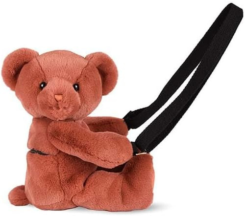 Borsa doudou orso terracotta - borsa,
