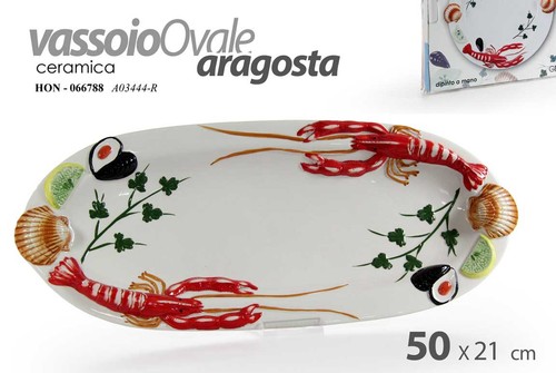 Vassoio piatto portata pesce