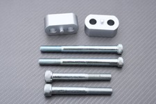 Alzamoto manubrio riser silver - manubrio,