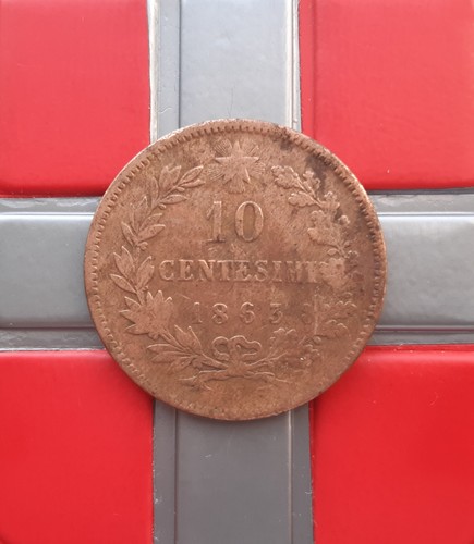 10 centesimi 1863 - ,