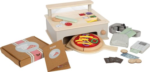 Small foot set pizzeria - set, in