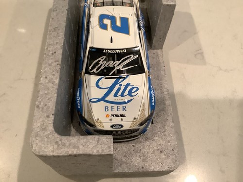 Brad keselowski autografo 2016 - keselowski,