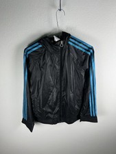 Giacca Vento Adidas K-Way Size S Donna Women Waterproof Jacket Nero White