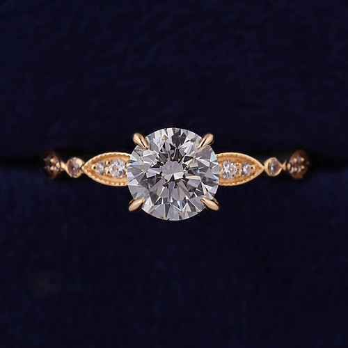 Anello sposa vintage pavè - anello,