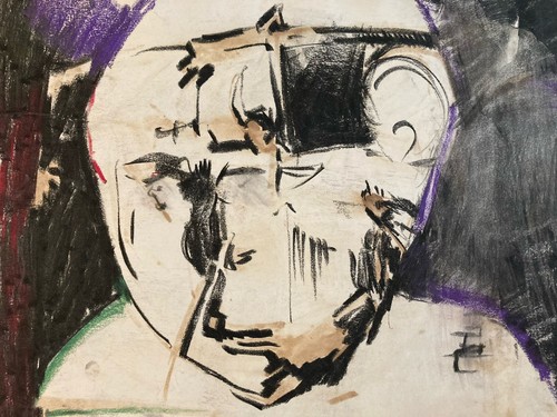 Pittura carboncino carta - pittura,