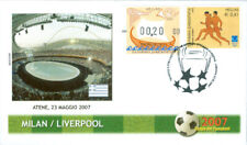BUSTA FILATELICA CHAMPIONS LEAGUE 2007 ATENE FINALE MILAN LIVERPOOL