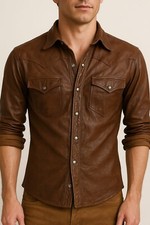 Camicia Uomo Choco Pelle di