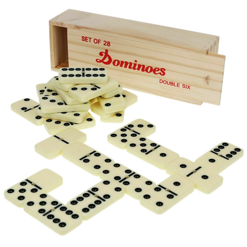 Set sei domino doppio pezzi - sei, 28