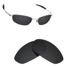 Lenti di ricambio polarizzate Hawkry per occhiali da sole Oakley Whisker - nero furtivo