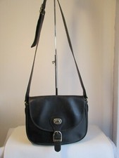 sac vintage burberry cuir bleu