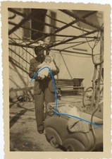 vecchia fotografia foto carrozzina bambina neonata vintage epoca design