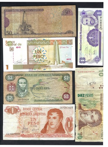 Lotto banconote sudamericane - lotto,