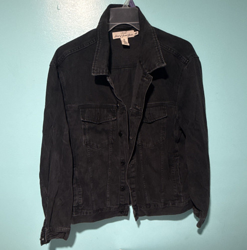 Giacca jeans uomo nera - jeans,