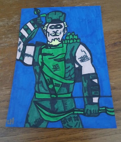 Disegno freccia verde - disegno,