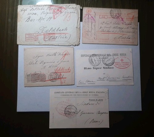Lotto lettere cartoline ww1 - lettere,