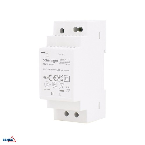Alimentatore per guida din - guida,