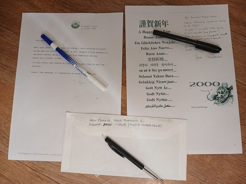 Autographe explorateur tibet - autographe,