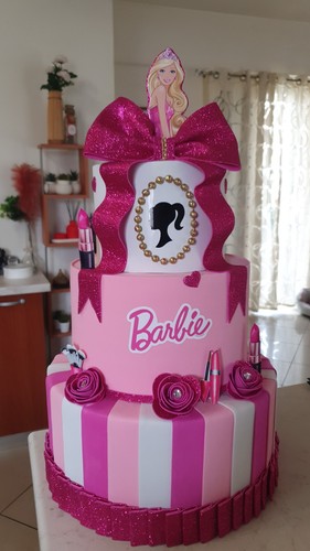 Torta finta barbie - torta,