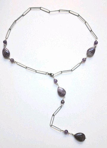 Collana acciao con pietre - acciao,