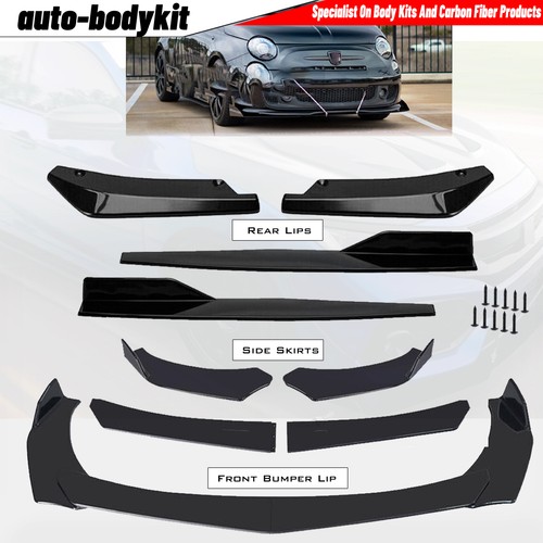 Glossy black front - bumper, lip