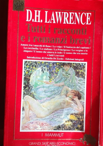 Lawrence tutti i racconti - d.h, lawrence-tutti