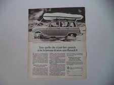 advertising Pubblicità 1978 RENAULT 4