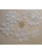 SET 6 CENTRI REALIZZATI A MANO