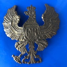 WWI 1915-18 GERMANIA ORIGINALE DIFETTI AQUILA DA PICKELHAUBE  DA CANTINA