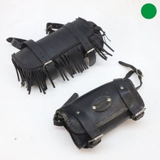 KAWASAKI VN 1500 Classic Maßgeschneiderte Vordertaschen aus Leder 1996 2005 C...