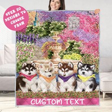 Trapunta Siberian Husky